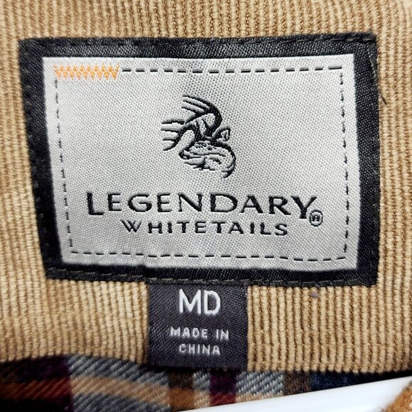 Legendary Whitetails shirt long sleeve Button-Up Medium Plaid Flannel - Picture 2 of 11